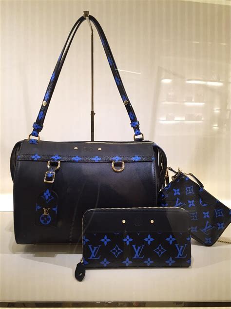 louis vuitton bag blue red|louis vuitton blue bag monogram.